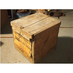 Wooden Egg Crate, Swift Current, Sask