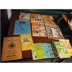 Lot Of Paper Related (Yellow Pages, 1957, Army And Navy, Green’s, Science And Mechanics)