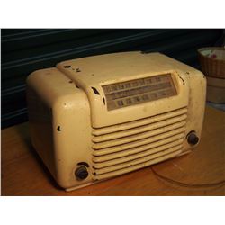 White Radio, No Power Cord