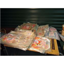 Huge Lot Of Vintage Bread Bags, Tons Of Brands