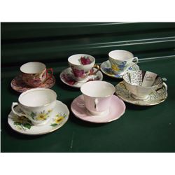 Matching Cup And Saucers (6)