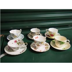 Matching Cup And Saucers (6)