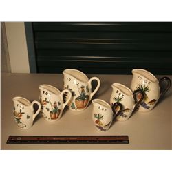 Matching Sets Of Small Pitchers