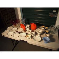 Large Lot Of Unmatched Dishware