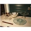 Image 1 : Lot Of Glass Serving Bowls And Trays