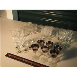 Lot Of Sets Of Small Glasses