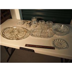 Lot Of Crystal Pieces