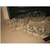 Image 2 : Lot Of Glass Bowls, Platters, And Glasses