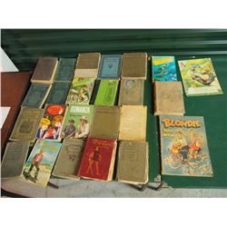 Lot Of Old Books (Copp Clark Literature Series, Power Boys, Dory Boy, Bonanza, Blondie)