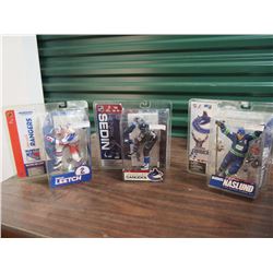 NHL Figurines (3) (Leetch, Seedin, Naslund)