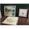 Image 1 : Lot Of Framed Needlepoint (3)