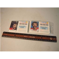 Lot of 2 sets of 1983-84 Esso NHLPA 21 card sets, Unscratched