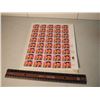Image 1 : Full Sheet Of Elvis Presley Commemorative USA 29 Cents Postal Stamps