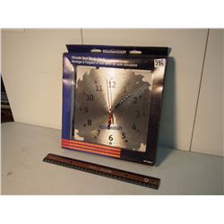 Mastercraft Circular Saw Blade Clock, NIB