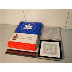 1867 / 1967 Centennial Commemorative Stamp Box with the Canada Centennial Issue of Postage Stamps & 
