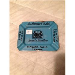 Porcelain – Enamel Ashtray (Jas. Barclay E Co)