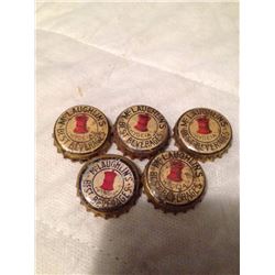 Rare McLaughlin’s Best Beverage Caps (5) (1800-1900)