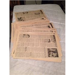 1950-1960’s Sport Ad Clippings Hockey/Baseball