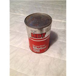 Coop Motor Oil Tin, Full