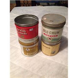 Tobacco Tins (4)