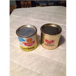 York Peanut Butter Tins (2)