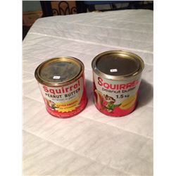 Squirrel Peanut Butter Tins (2)