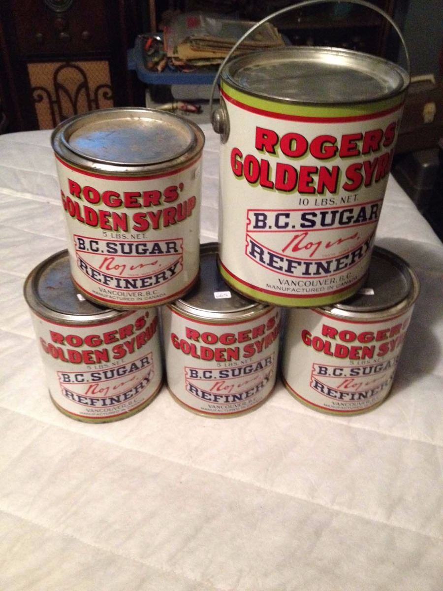 Rogers Golden Syrup Tins (5)