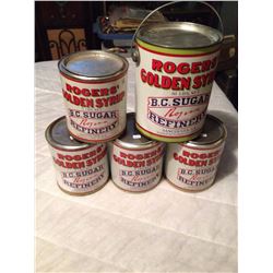 Rogers Golden Syrup Tins (5)