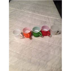 Colored Coffee Mugs (5)
