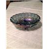 Image 1 : Footed Glass Carnival Bowl