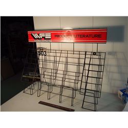 White Farm Equipment Rack