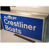 Image 3 : AMF Crestliner Boats Hanging Lit Sign