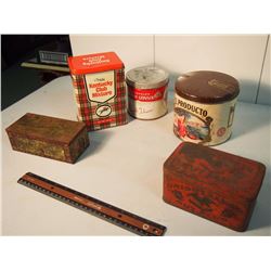 Lot Of Tobacco Tins (Kentucky Club, Whiffs, El Producto)
