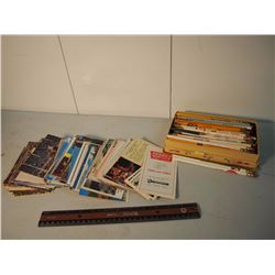 Lot Of Vintage Postcards And Pencils
