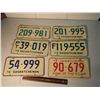 Image 1 : Lot Of 70’s Saskatchewan Licence Plates (6)