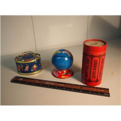 Lot Of Coin banks (3) (1 Full Of Pennies