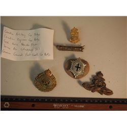 Lot Of Canadian Military Badges