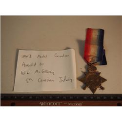 Canadian WW1 Medal