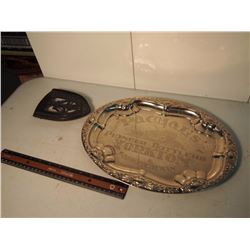 Iron Trivet And Platter
