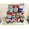 Image 1 : Oil Can Lot (12) (Gulf, Esso, Shell, Etc.)