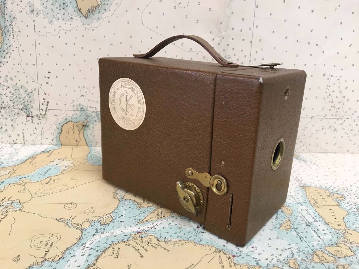 Antique 1930 Kodak 50th Anniversary Box Camera - Bodnarus Auctioneering