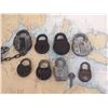 Image 1 : Lot Of Antique And vintage locks (8) including 2 railway locks CNR and one with key