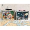 Image 1 : Lot Of Tin Lunch Kits (2) Mickey Mouse and Space