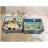 Image 6 : Lot Of Tin Lunch Kits (2) Mickey Mouse and Space