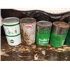 Image 5 : Lot Of Oilcans (All Full, Quarts and Litres Veedal Co-op, Esso, Castrol)