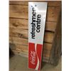Image 1 : Vintage 1980s Coca-Cola Sign 48” x 10"