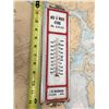 Image 1 : Vintage Red & White Stores Spalding Saskatchewan Advertising Thermometer