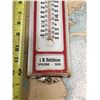 Image 4 : Vintage Red & White Stores Spalding Saskatchewan Advertising Thermometer