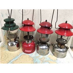 Lot of Coleman Lanterns (4)