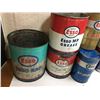 Image 4 : Lot All Different Esso Oil and Grease Cans (9)